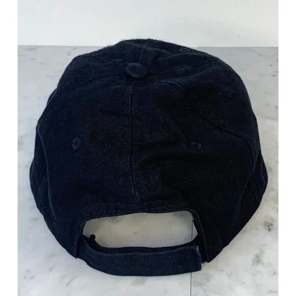 STARBUCKS Barista Cap Black Adjustable Strapback Hat Embroidered Uniform EUC - Picture 3 of 5